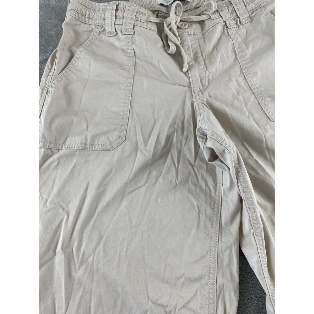 Hollister Low-Rise Super Baggy Pants Khaki Tan Wide Leg Women Medium Regular - Picture 6 of 16